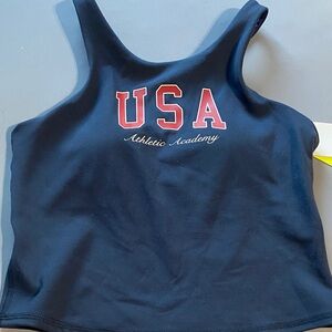 Target Navy Blue Crop Tank Top